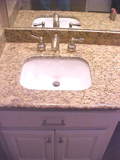 close up of sink