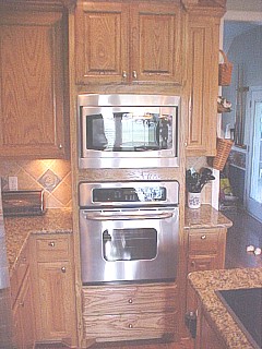 custom appliances and cabinet